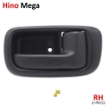 มือเปิดใน มือดึง ด้านใน มือจับในประตู ข้างขวา 1 ชิ้น สีดำ สำหรับ Hino Mega Mega700 Victor